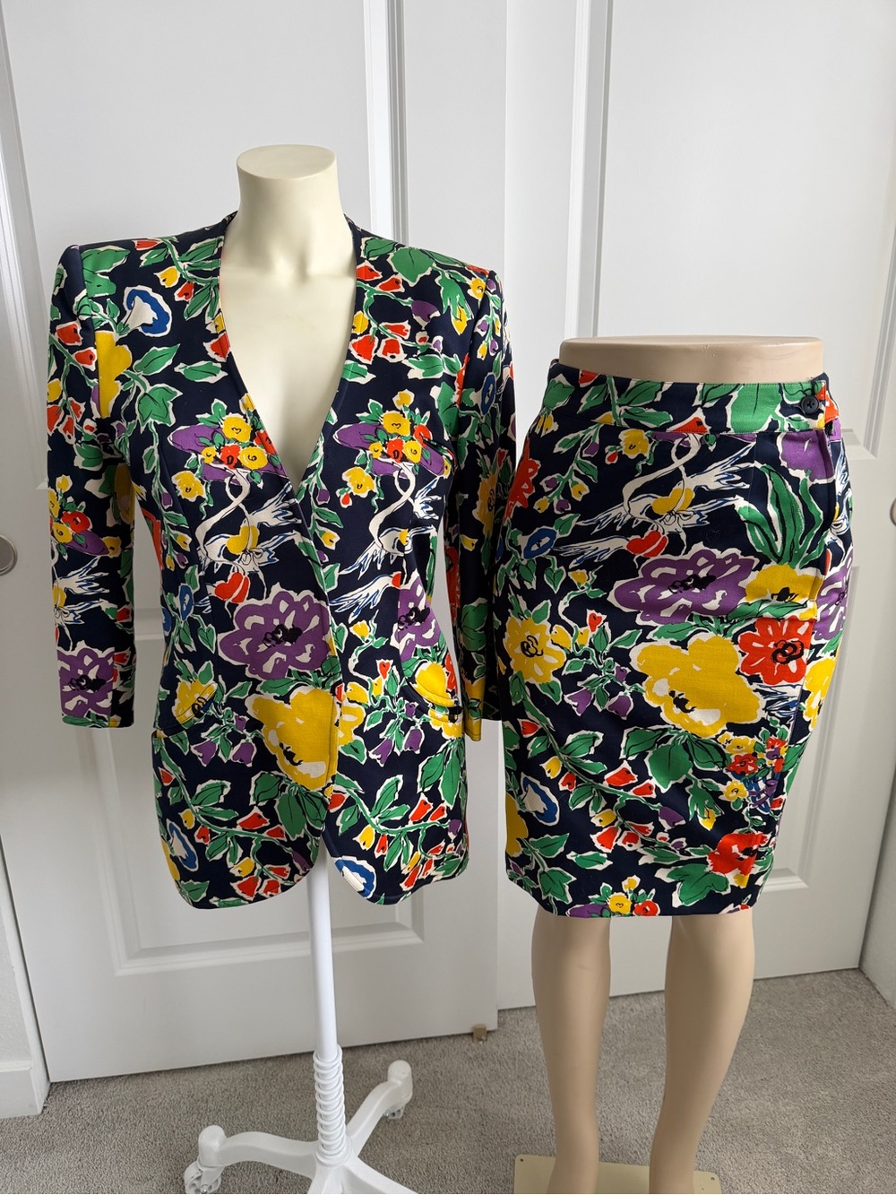 Vintage Christian Lacroix 2-Piece Skirt Suit